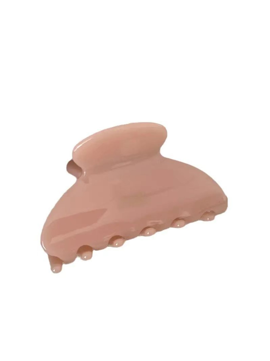 Beau - Acetate Fiber Geometric Half Round Claw Clip