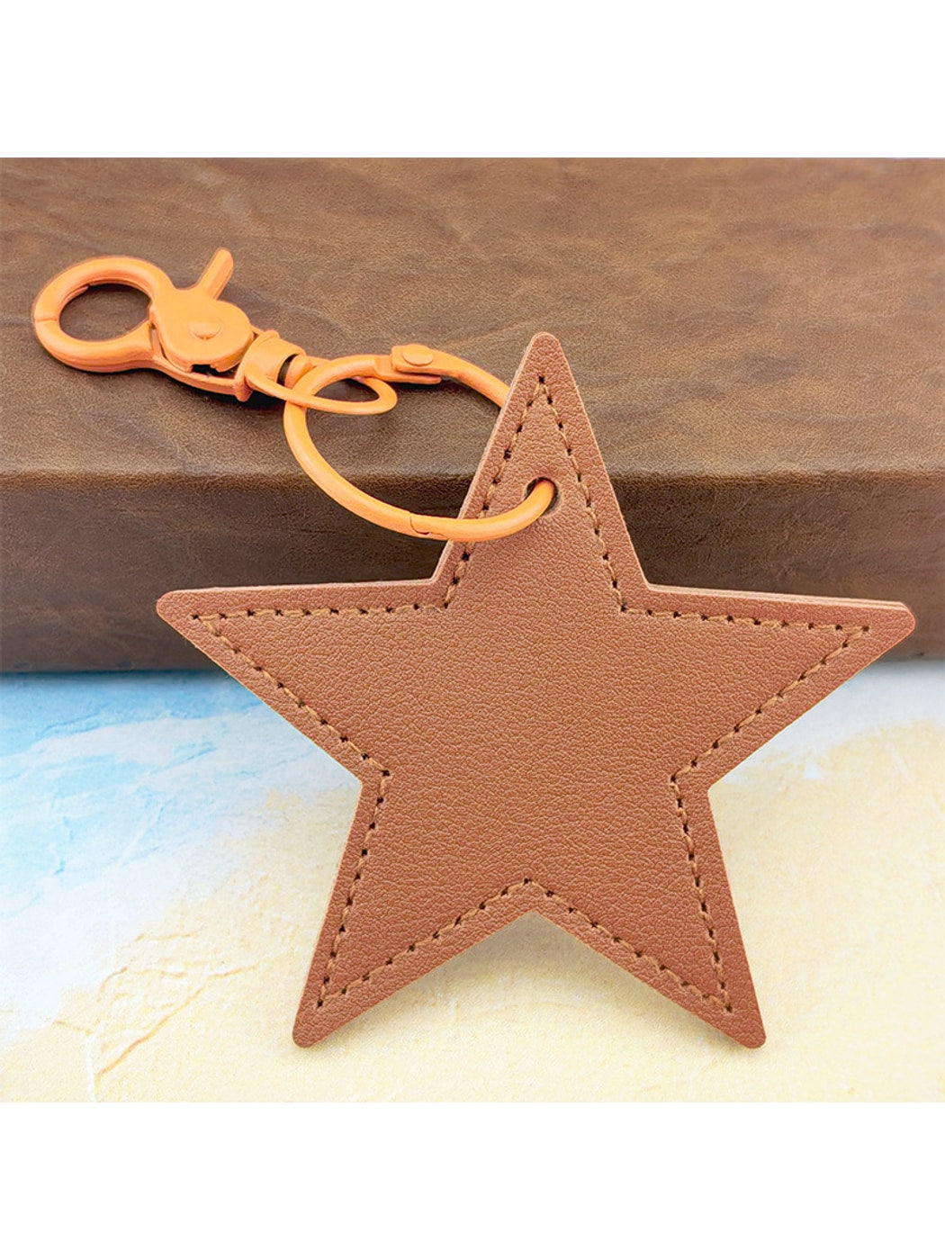 Keypus - Modern Minimalist PVC Alloy Star Keychain