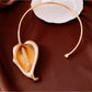 Nozari - Alloy Flower Butterfly Clavicle Chain Necklace