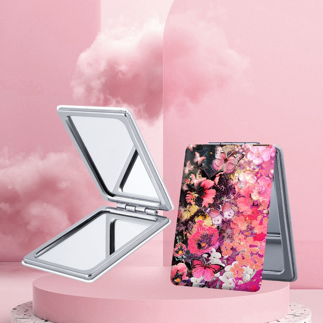 Mirroray - Butterfly Garden Travel Vanity Mirror