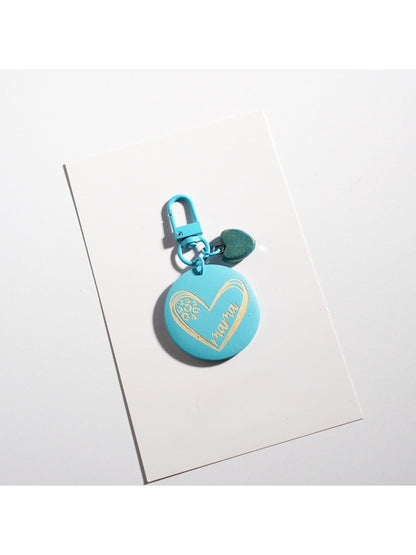 Keypus - Round Solid Color Keychain
