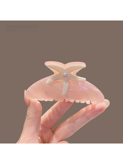 Beau - Glossy Ocean Style Sea Star Claw Clip