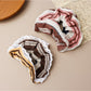 Gifty - Striped Lace Trim Scrunchie