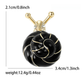 Brovia - Creative Enamel Snail Insect Brooch Pin