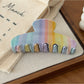 Beau - Printed Acrylic Floral Claw Clip