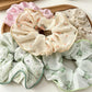 Gifty - Sweet Floral Print Polyester Fabric Scrunchie