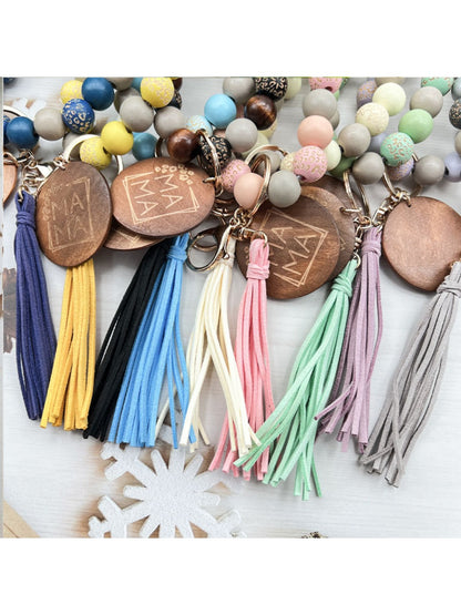 Keypus - Stylish Floral Tassel Keychain