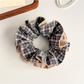 Gifty - Plaid Patchwork Contrast Hair Scrunchie