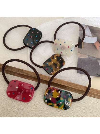 Gifty - Pretty Rectangular Acetate Hair Tie