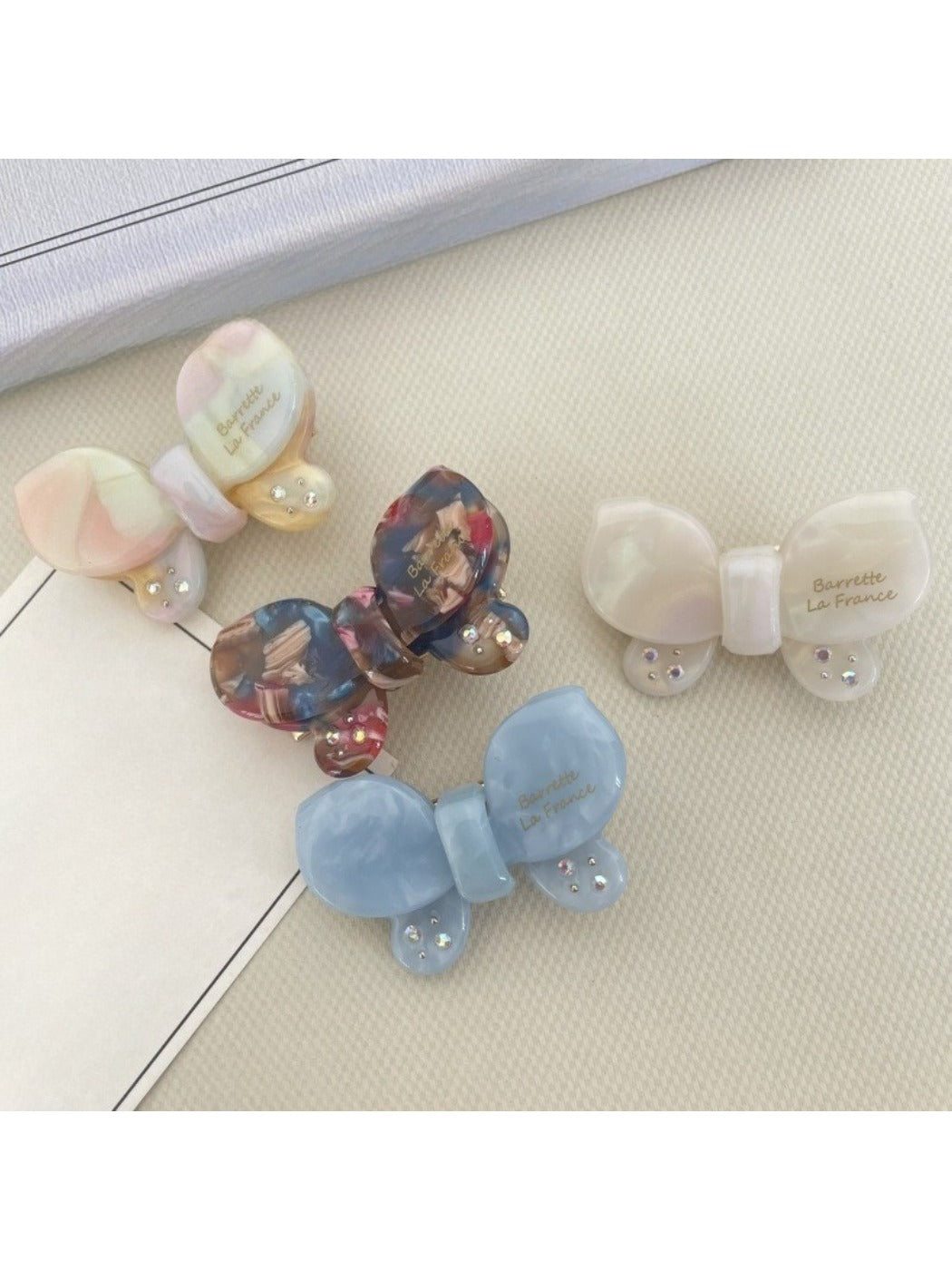 Beau - Beautiful Butterfly Shaped Acetate Hair Clip