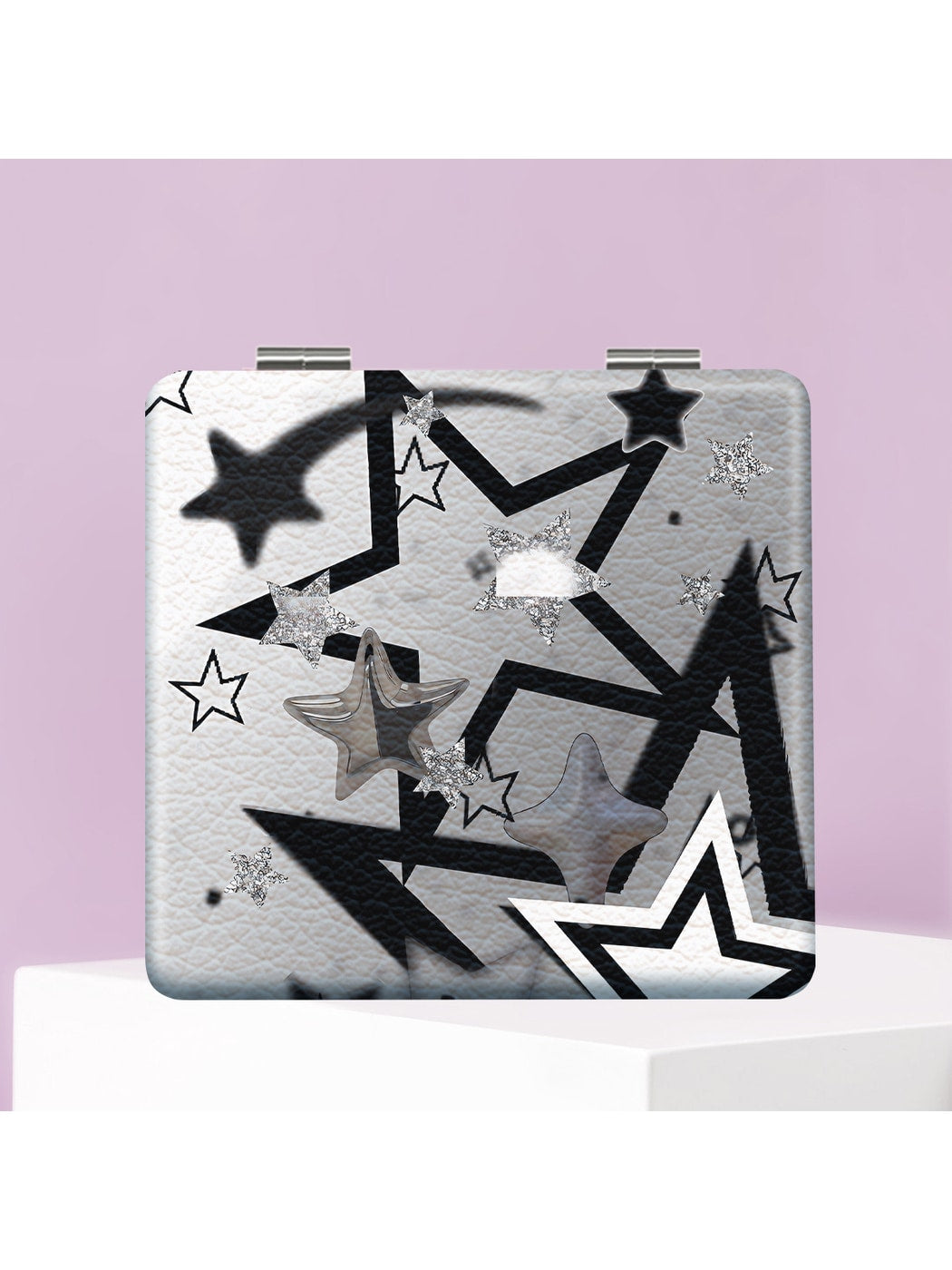 Mirroray - Y2K Style Folding Glass Compact Mirror