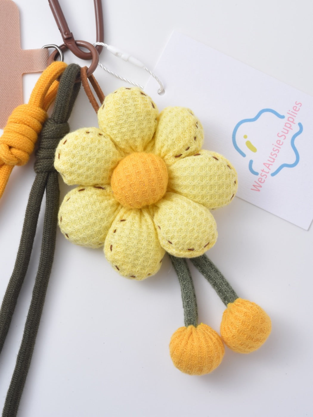 Keypus - Knitted Colors Sunflower Keychain