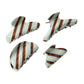 Beau - Retro Inspired Striped PVC Hair Claw Clip