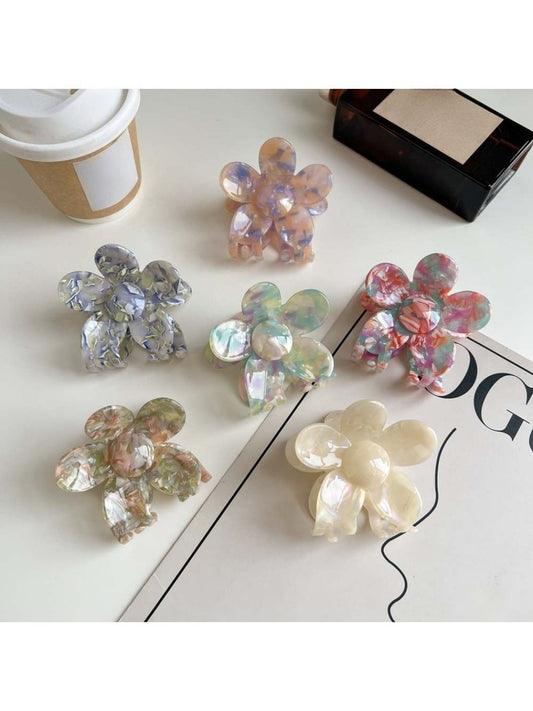 Beau - Gradient Color Flower Hair Clip