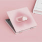 Mirroray - Pink Heart Pattern Square Makeup Mirror