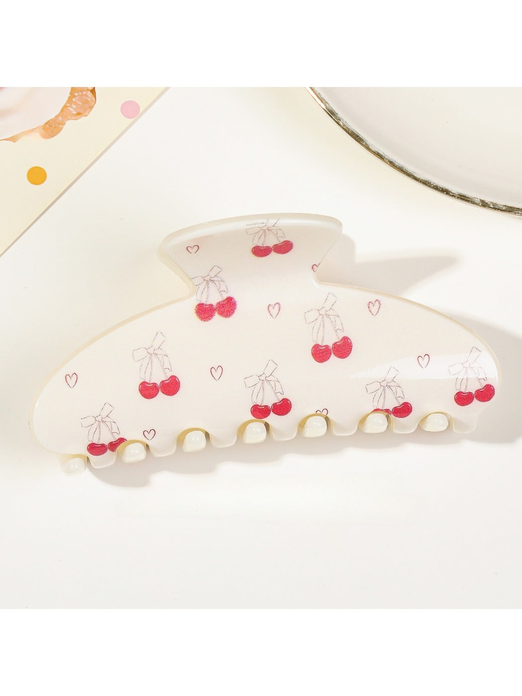 Beau - Valentine'S Adorable Pink Claw Clip
