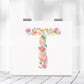 Mirroray - Floral Letter Pattern Foldable Makeup Mirror
