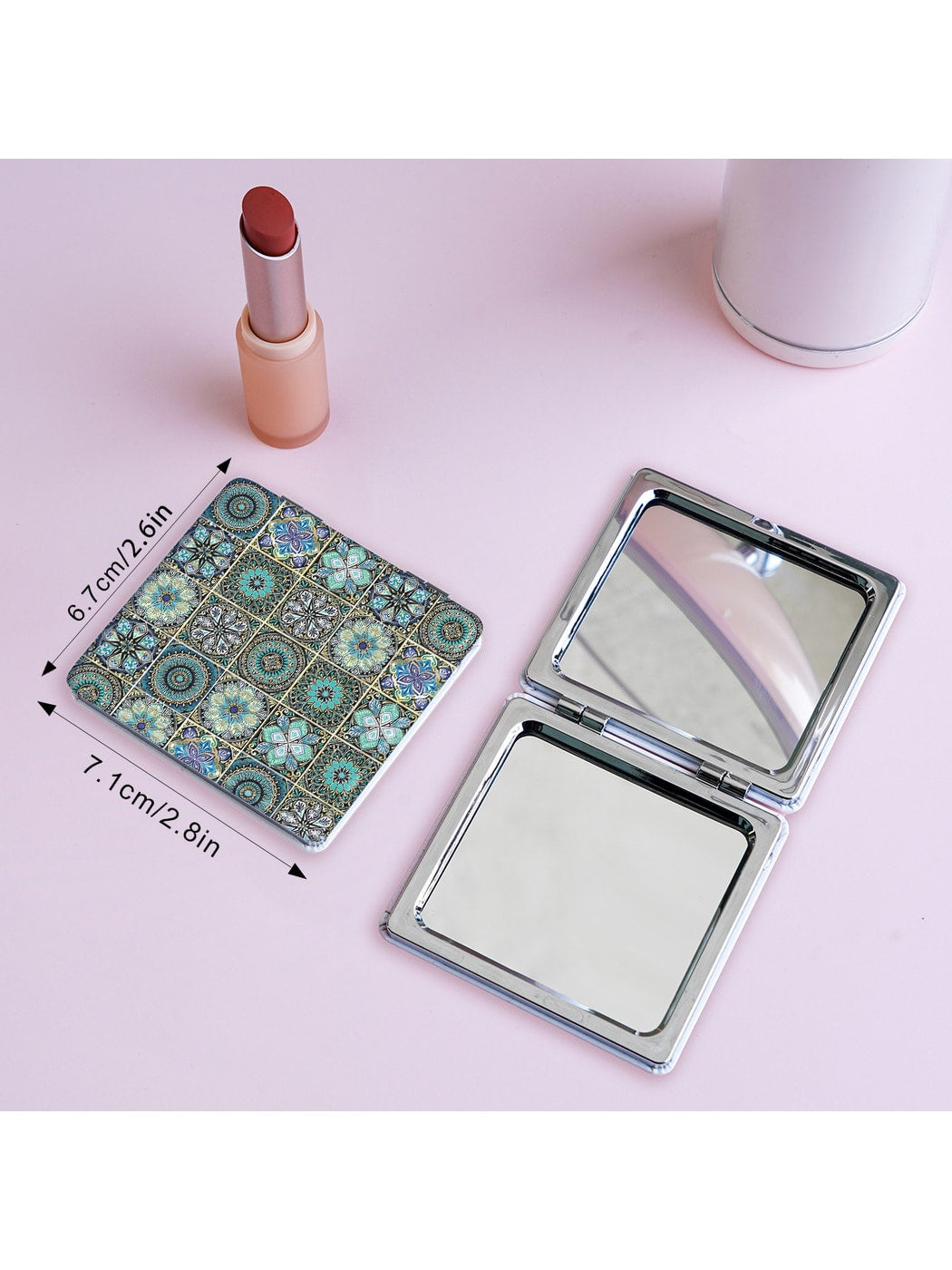 Mirroray - Decorative Pattern Folding Makeup Mirror