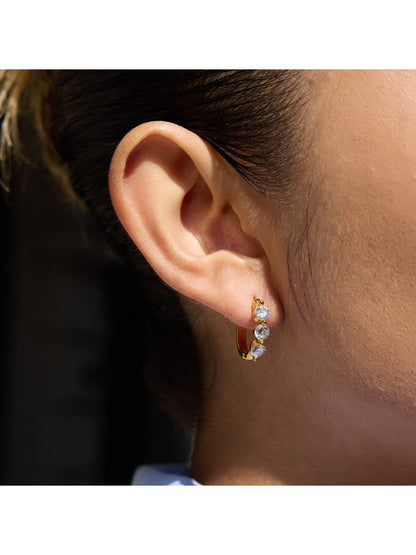 Earedge - Delicate Minimalist Hoop Earrings