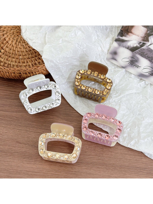 Beau - Elegant Square Openwork Hair Claw Clip