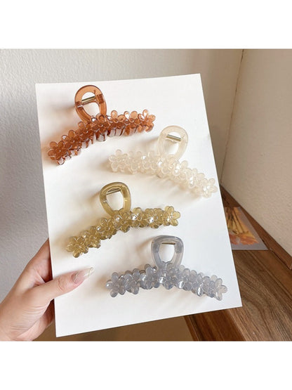 Beau - Elegant Floral Design Hair Claw Clip