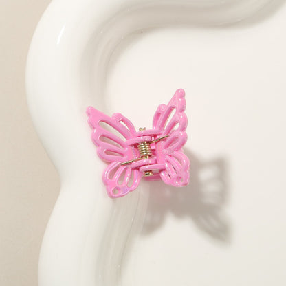 Beau - Openwork Butterfly Alloy Accent Claw Hair Clip