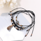 Lovra - Bohemian Beaded Tassel Pendant Bracelet