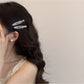 Beau - Floral and Leopard Print Geometric Hair Clip