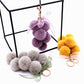 Keypus - Grape Shaped Plush Keychain Bag Charm