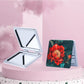Mirroray - Portable Mirror with Floral Print