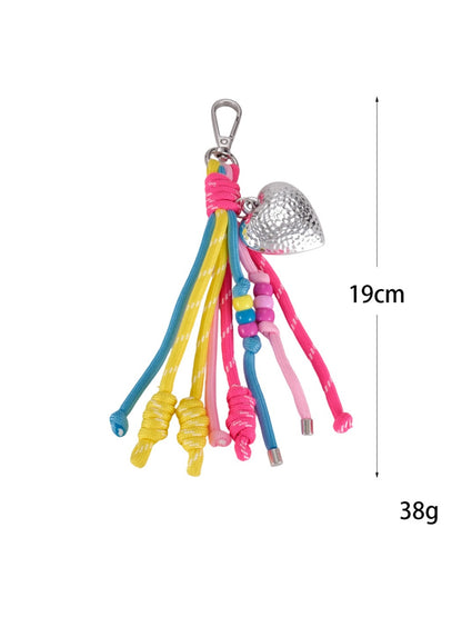 Keypus - Colorful Woven Rope Charm Keychain