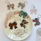 Keypus - Acetate Bow Shaped Keychain Charm