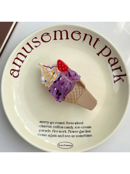 Beau - Ice Cream Acetate Hair Claw Clip