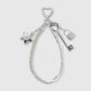 Keypus - Key and Bow Beaded Design Keychain