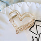 Beau - Sweet Style Heart Form Plastic Claw Hair Clip