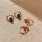 Earedge - Minimalist Hoop Dangle Earrings