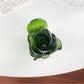 Beau Sweet Rose hair claw clip displayed on a flat surface showing rose design
