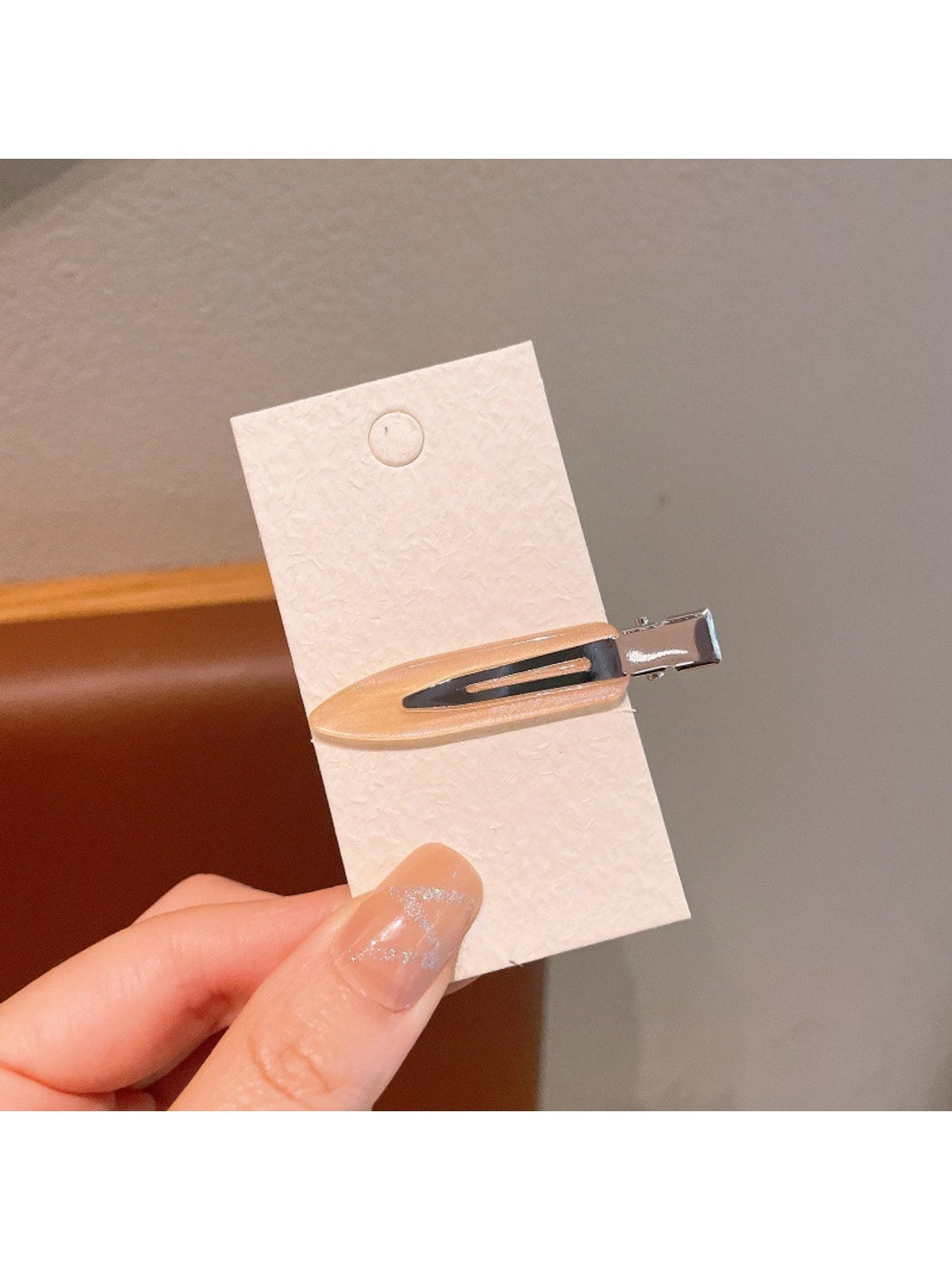 Beau - Minimalist Acetate Water-Drop Hair Clip