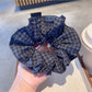 Gifty - Vintage Tartan Pleated Hair Scrunchie