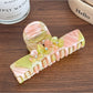 Beau - Acetate Hair Claw Clip with Flower Design