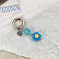 Keypus - Playful Flower Bag Charm Ring Pendant Keychain