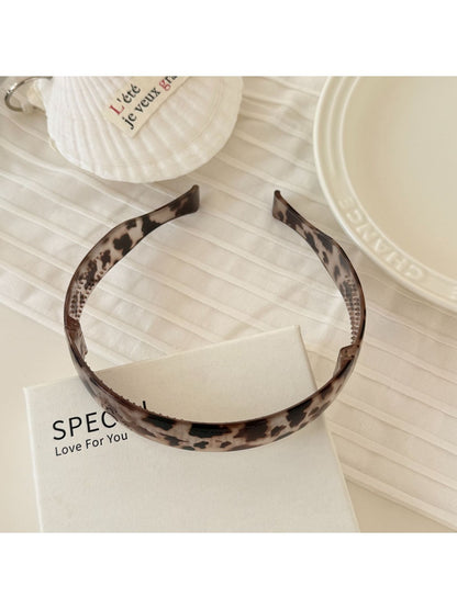 Gifty - Foldable Leopard Print Acetate Headband