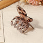 Beau - Vintage Leopard Print Butterfly Claw Clip