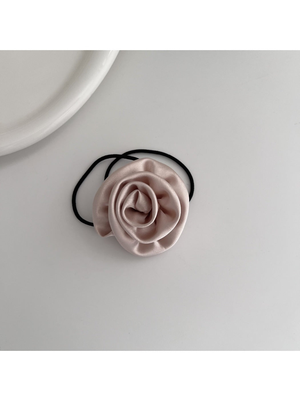 Gifty - Satin 3D Flower Hair Tie