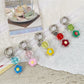 Keypus - Playful Flower Bag Charm Ring Pendant Keychain