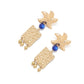Earedge - Ocean Style Starfish Ball Tassel Earrings