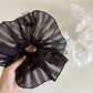 Gifty - Lace Bow Tulle Ponytail Hair Scrunchie