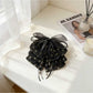 Beau - Layered Bow Floral Pattern Ponytail Claw Clip