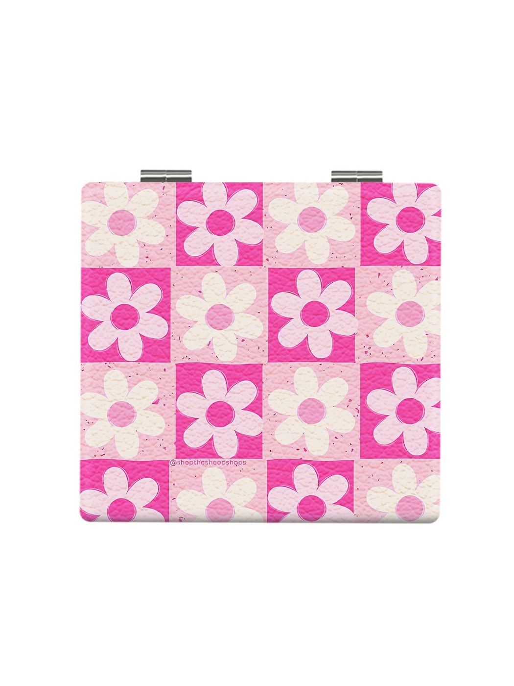 Mirroray - Floral Print Folding Glass Makeup Mirror