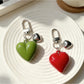 Keypus - Heart Shape Alloy Phone Bag Charm Keychain